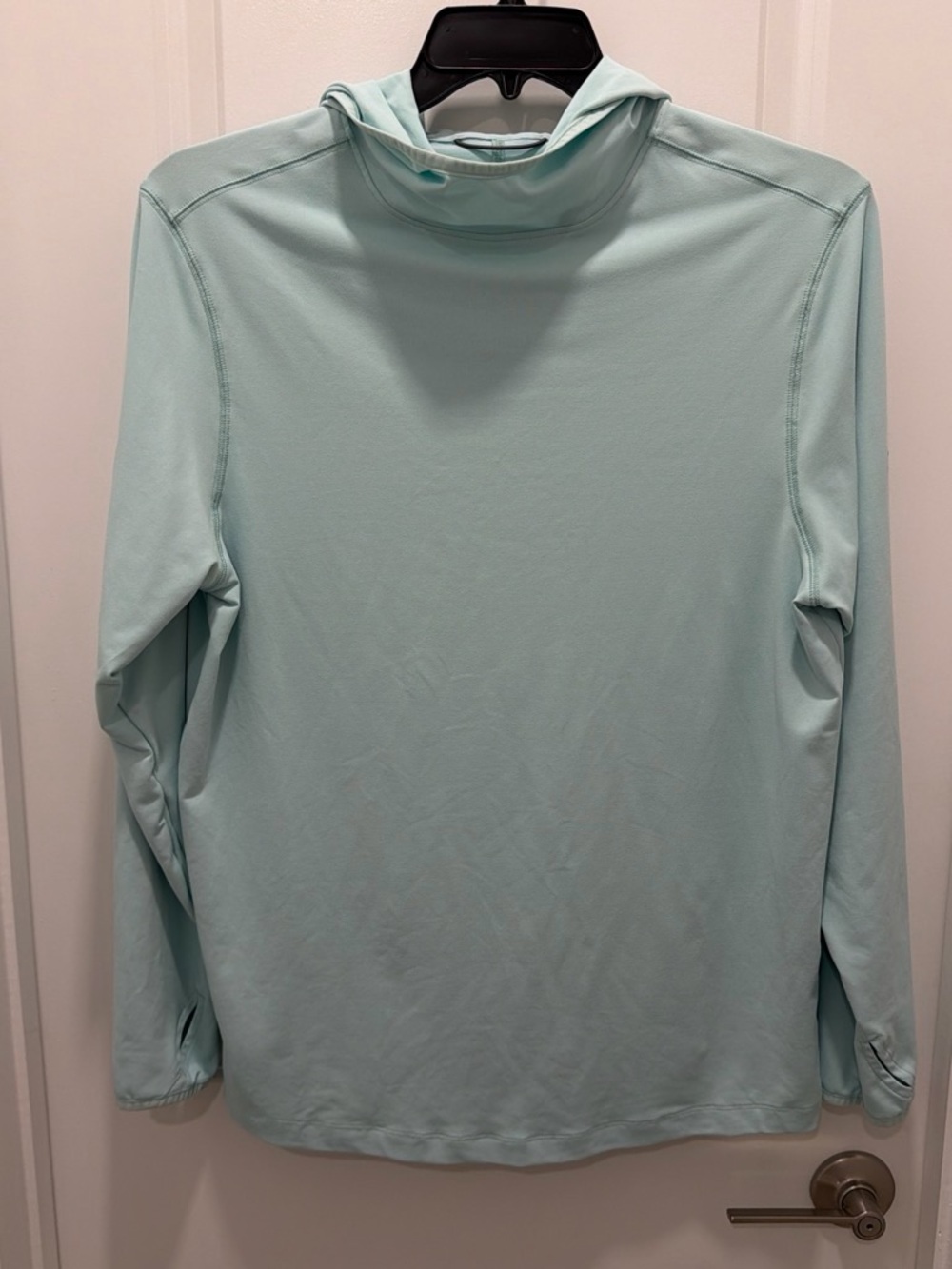 all in motion Men's Hooded Performance Long-Sleeve Shirt — Seafoam Green